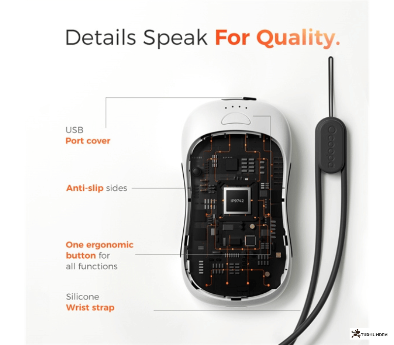 Ocoopa UT3 Pro - Hndvarmere/Powerbank