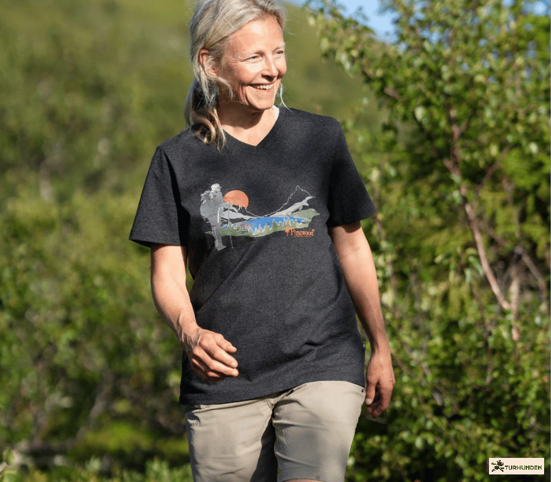 Pinewood Finnveden Recycled Outdoor T-shirt W � Dame