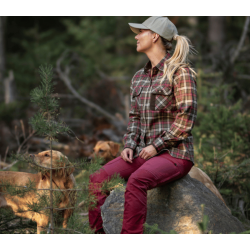 Pinewood Finnveden Hybrid, D.Red/D.Tomato - Dame