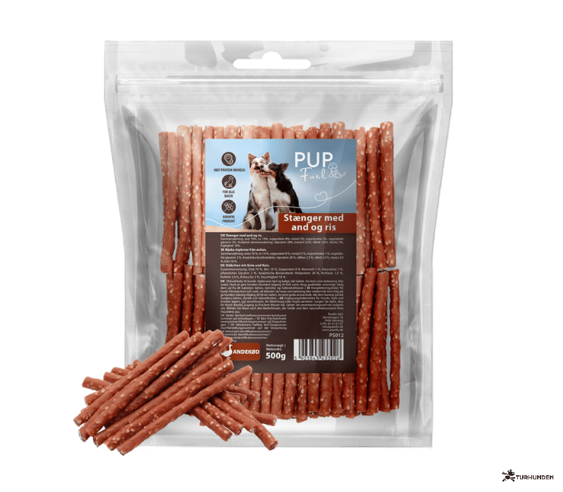 Pupfuel St�nger med And &amp; Ris