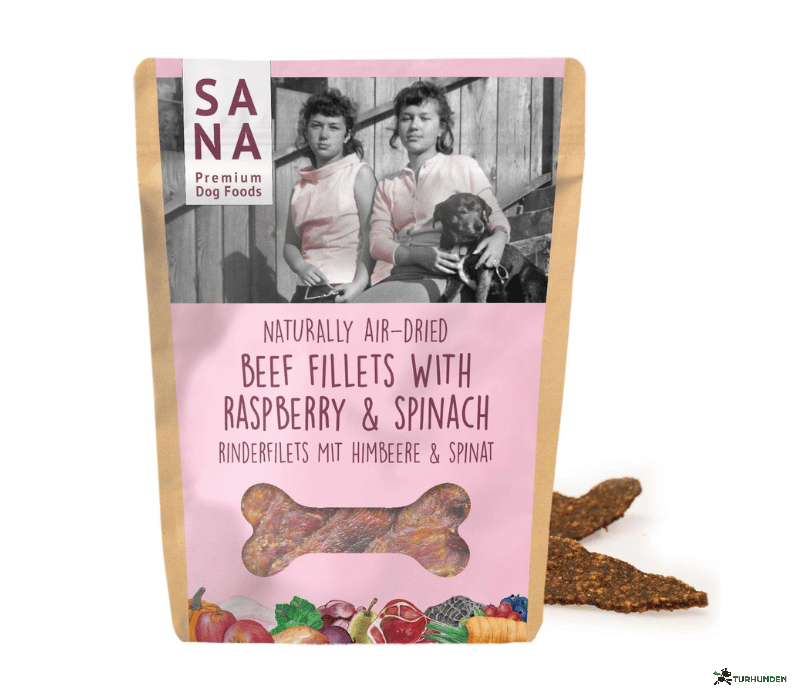 SANADOG Beef Fillets with Raspberries &amp; Spinach