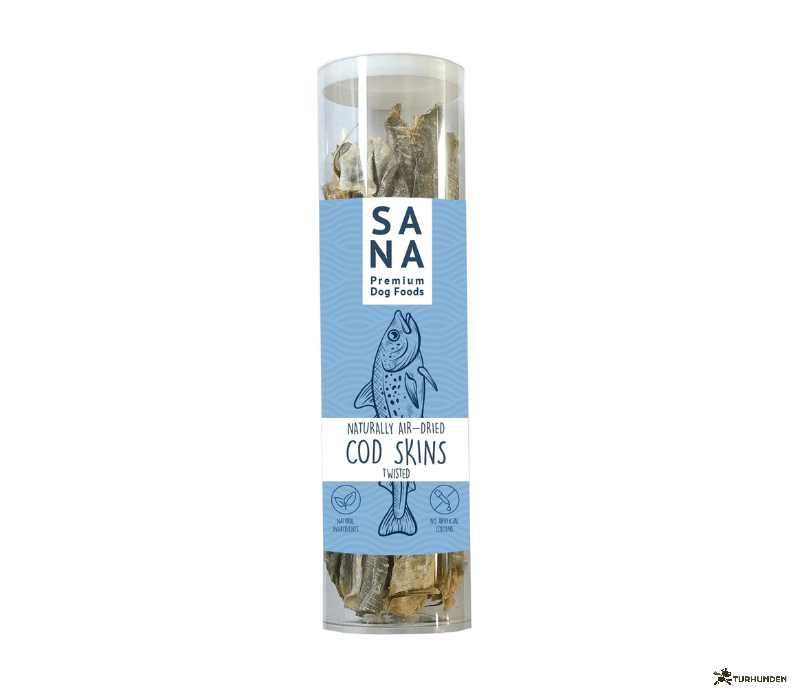 SANADOG Cod Skin Twists � snoet torskeskind 150 g
