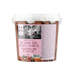SANADOG Vital Chewing Sticks Beef with Wild Salmon Oil