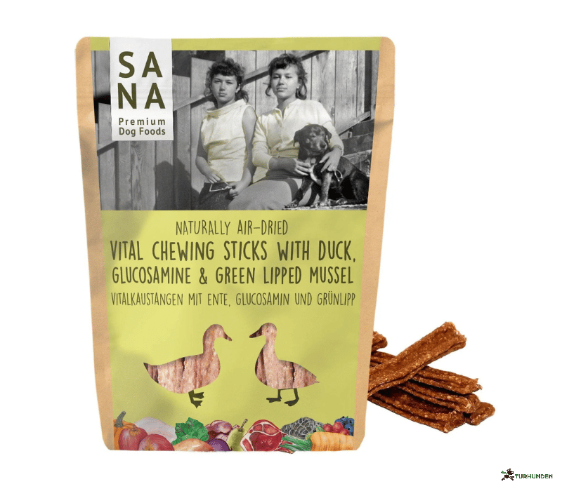 SANADOG Vital Chewing Sticks with Duck, Glucosamine &amp; Green-Lipped Mussel