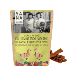 SANADOG Vital Chewing Sticks with Duck, Glucosamine &amp; Green-Lipped Mussel