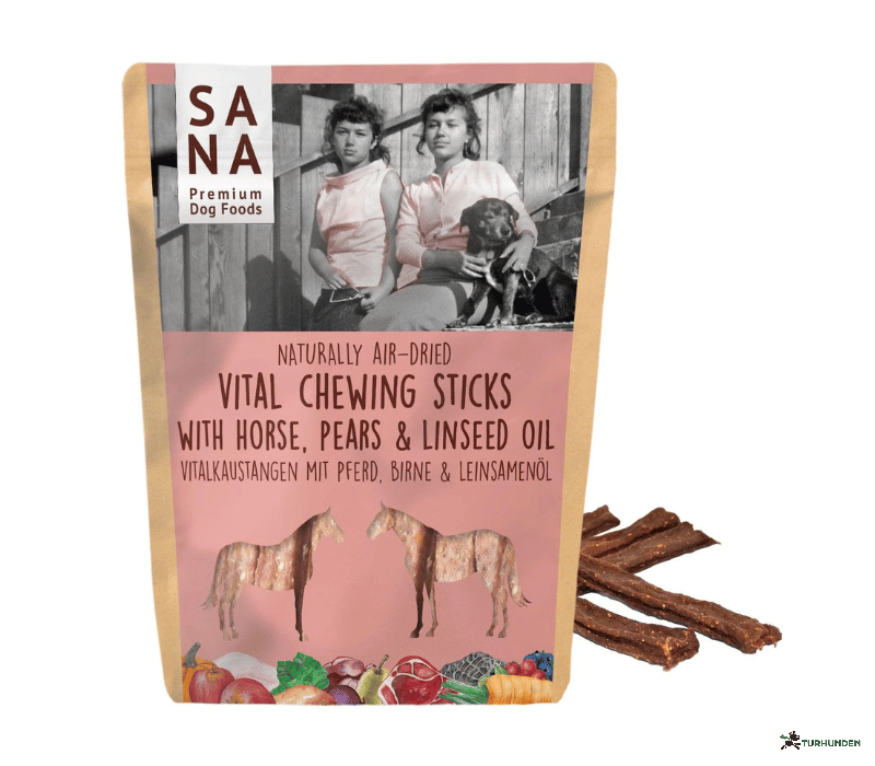 SANADOG Vital Chewing Sticks with Horse, Pears &amp; Linseed Oil
