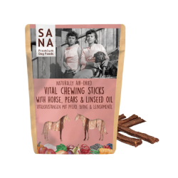 SANADOG Vital Chewing Sticks with Horse, Pears &amp; Linseed Oil