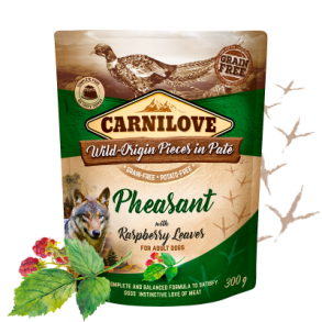 Carnilove Pat Poser med Fasan og Hindbrblade