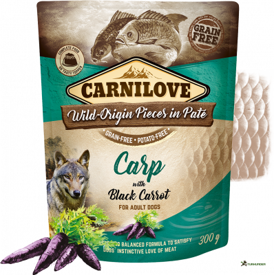 Carnilove Pat Poser med Karpe og Sorte Gulerdder