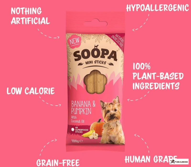 Soopa Dental MINI Stick - Banan &amp; Gr�skar