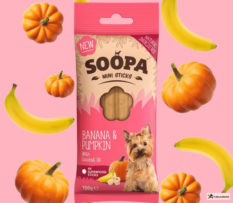 Soopa Dental MINI Stick - Banan &amp; Grskar