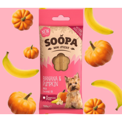 Soopa Dental MINI Stick - Banan &amp; Gr�skar