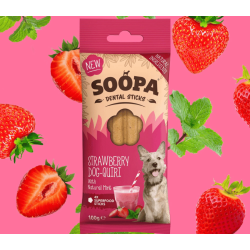 Soopa Dental Sticks - Stawberry Dog-Quiri
