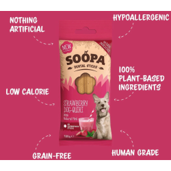 Soopa Dental Sticks - Stawberry Dog-Quiri