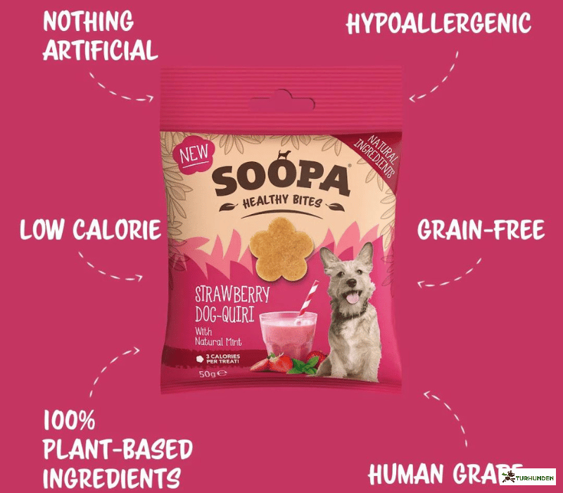 Soopa Bites - Stawberry Dog-Quiri