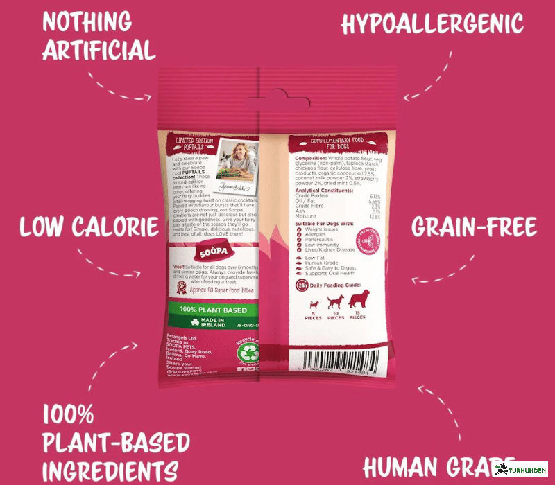 Soopa Bites - Stawberry Dog-Quiri