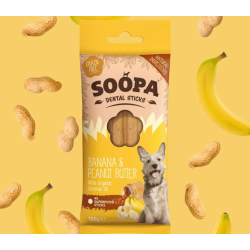 Soopa Dental Stick - Banan &amp; Peanutbutter