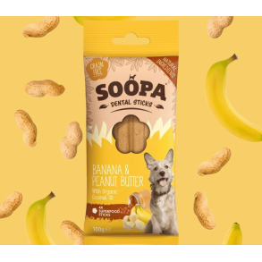 Soopa Dental Stick - Banan & Peanutbutter