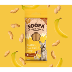 Soopa Dental Stick - Banan &amp; Peanutbutter