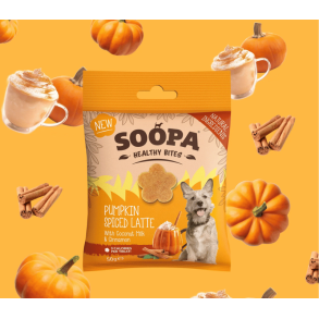 Soopa Bites - Pumpkin & Spiced Latte, Coconut Milk & Cinnamon