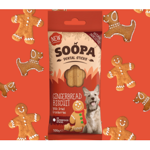 Soopa Dental Stick - Gingerbread Biscuit