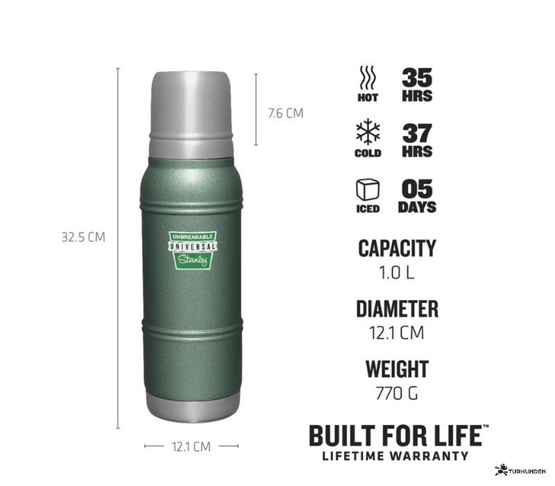 Stanley The Milestones Thermal Bottle 1.0L / 1960 Vintage Green