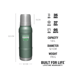 Stanley The Milestones Thermal Bottle 1.0L / 1960 Vintage Green