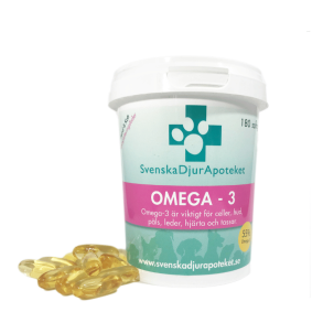 Svenska DjurApoteket - Omega 3 180  kapsler