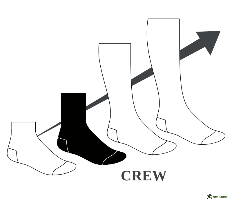 UphillSport Winter XC � tekniske uldstr�mper til aktiviteter