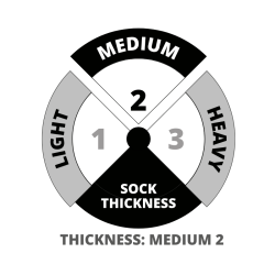 UphillSport Vaaru � 4-lags trekkingstr�mper med merinould og bambus