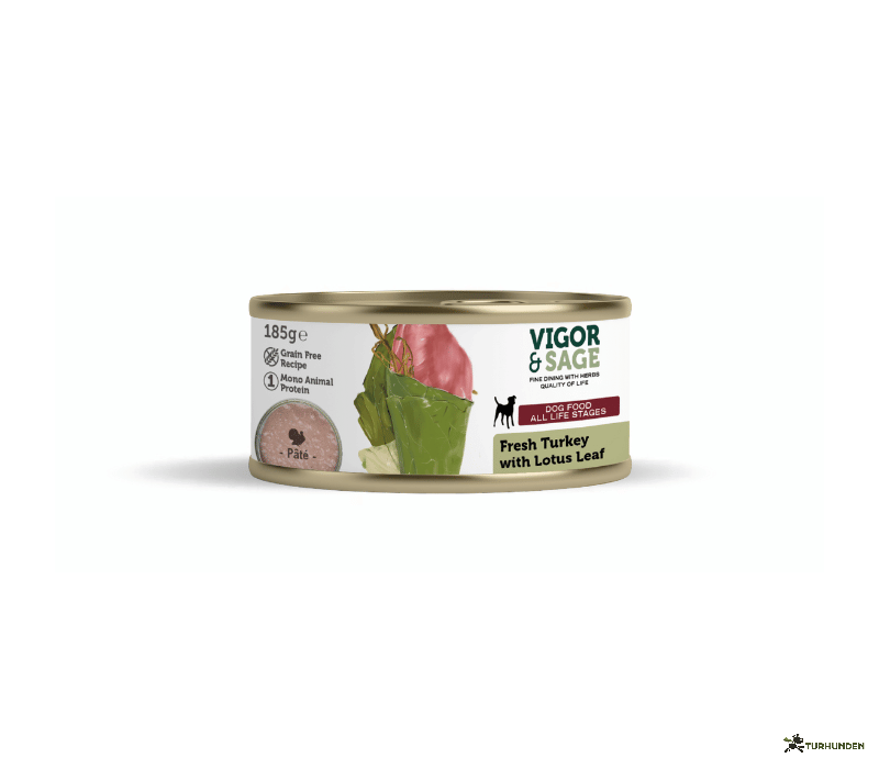 Vigor &amp; Sage  Fresh Turkey &amp; Lotus Leaf 