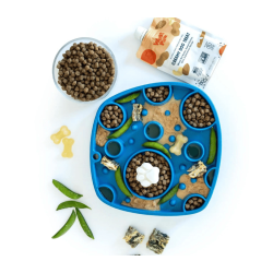 West Paw Seaflex Feast Mat - Bubbles