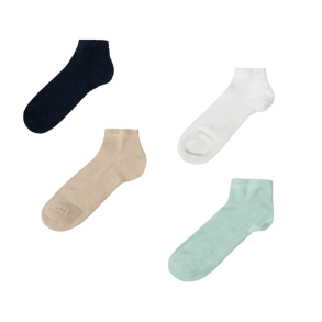 Joha kort Bambus strmpe