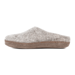 Green Comfort Wool Makalu � uldhjemmesko med ruskindss�l