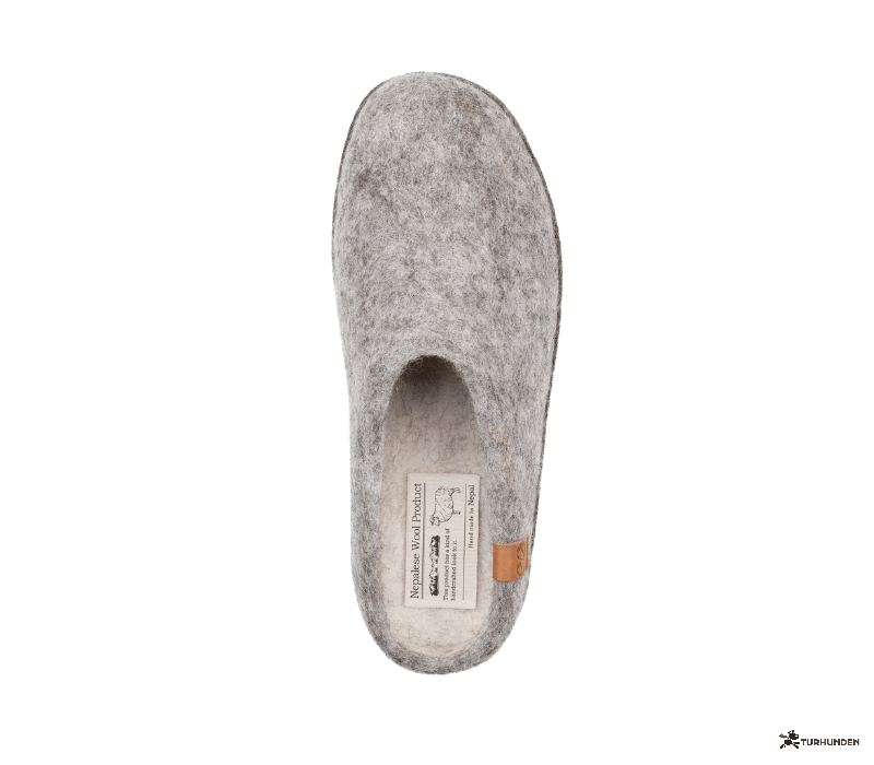 Green Comfort Wool Makalu � uldhjemmesko med ruskindss�l