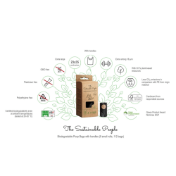 The Sustainable People - biologisk nedbrydelige hundeposer 