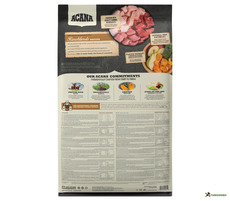 Acana Highest Protein Ranchlands Recipe