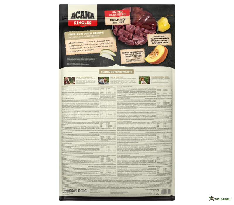 Acana Singles Free Run Duck Recipe