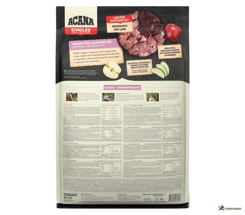 Acana Singles Grass-fed Lamb Recipe