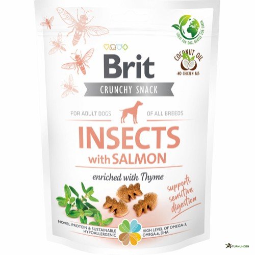 Brit Crunchy Cracker - Insects w/Salmon