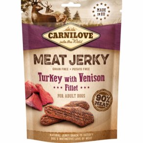 Carnilove Meat Jerky - Turkey with Venison fillet