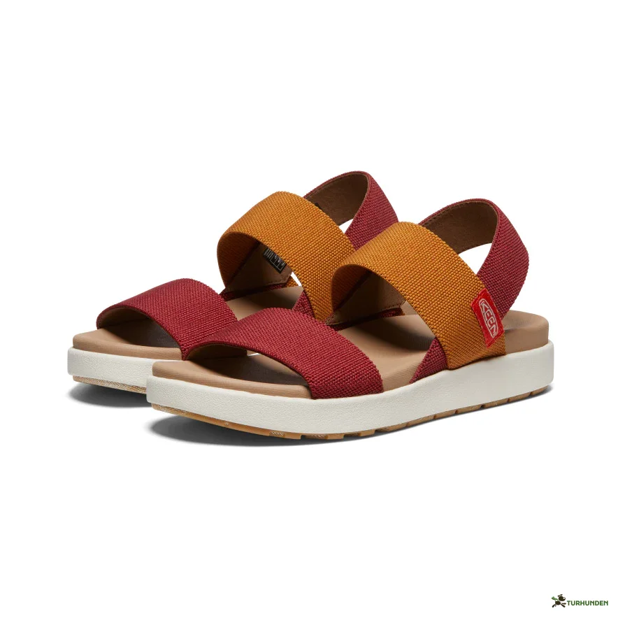 Keen Elle Backstrap, Merlot/Birch - Damesandal