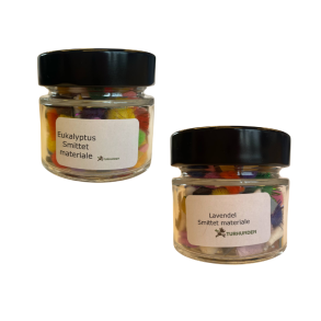 NW Smittet materiale i glas