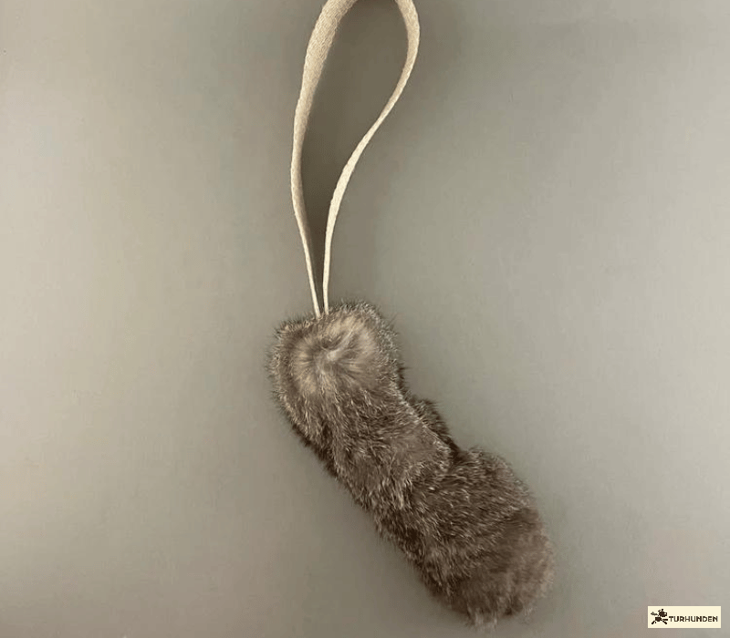 Rabbit Fur dog toy
