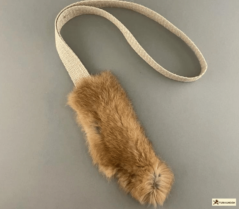 Rabbit Fur dog toy