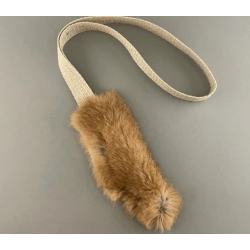 Rabbit Fur dog toy