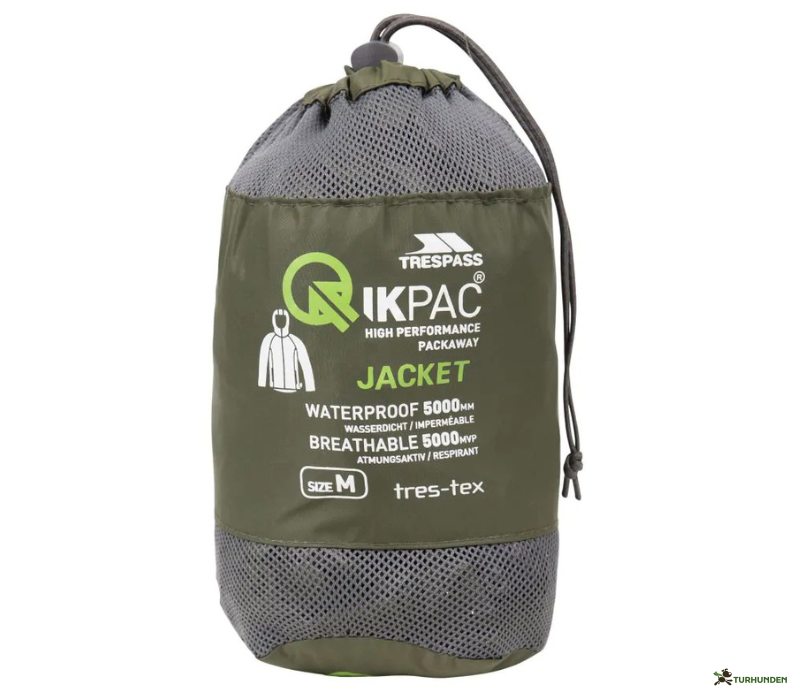 Trespass Qikpac Regnjakke Unisex